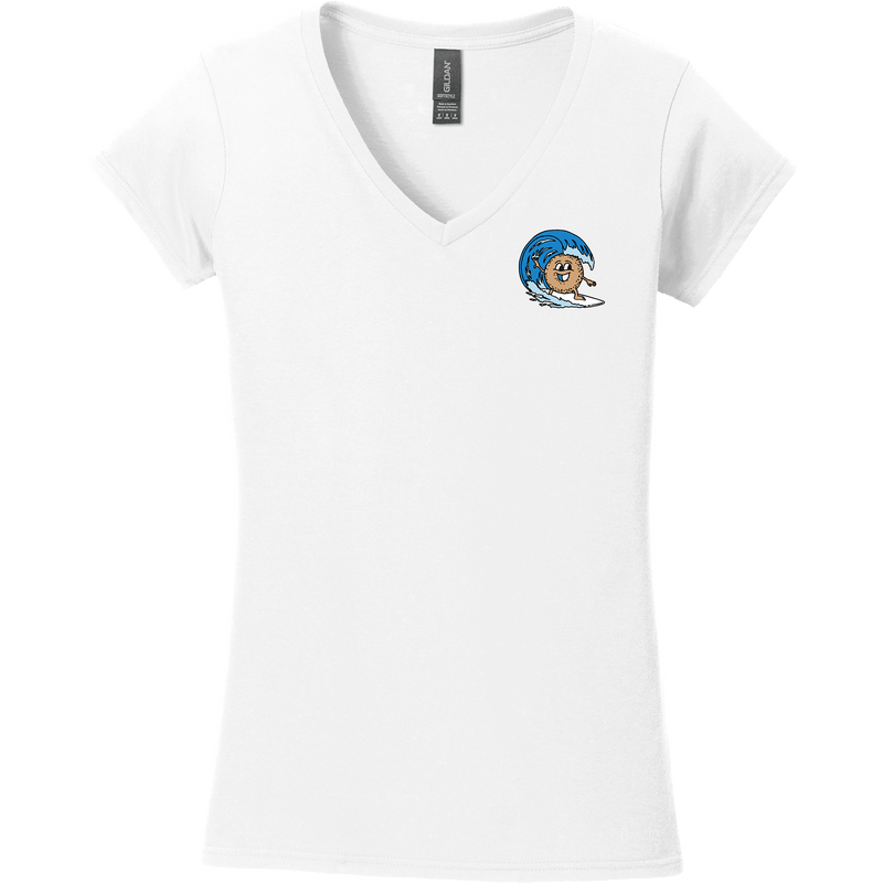 BagelEddi's Softstyle Ladies Fit V-Neck T-Shirt