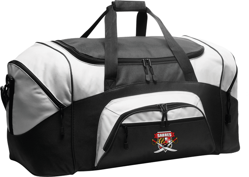 SOMD Sabres Standard Colorblock Sport Duffel