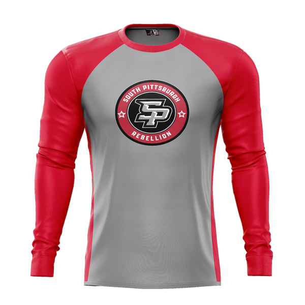 South Pittsburgh Rebellion Mites Adult Sublimated Long Sleeve Tee