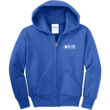 Coles Elementary Youth "Checkered Tiger" Full-Zip Hooded Sweatshirt