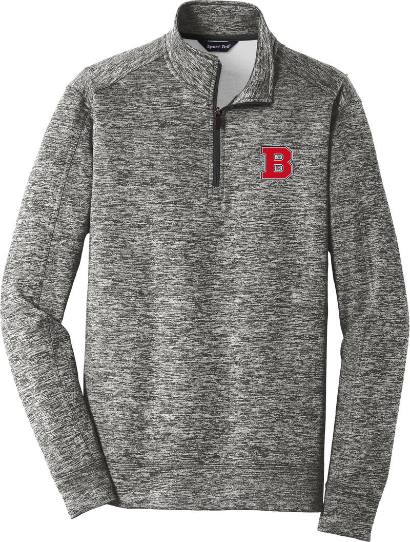 CT Bobcats PosiCharge Electric Heather Fleece 1/4-Zip Pullover