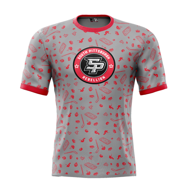 South Pittsburgh Rebellion Mites Youth Sublimated Pattern Tee