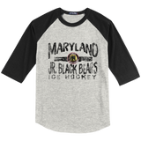MD Jr. Black Bears Youth Colorblock Raglan Jersey